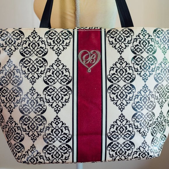 Brighton Black and Red Tote Bag - Picture 3 of 9